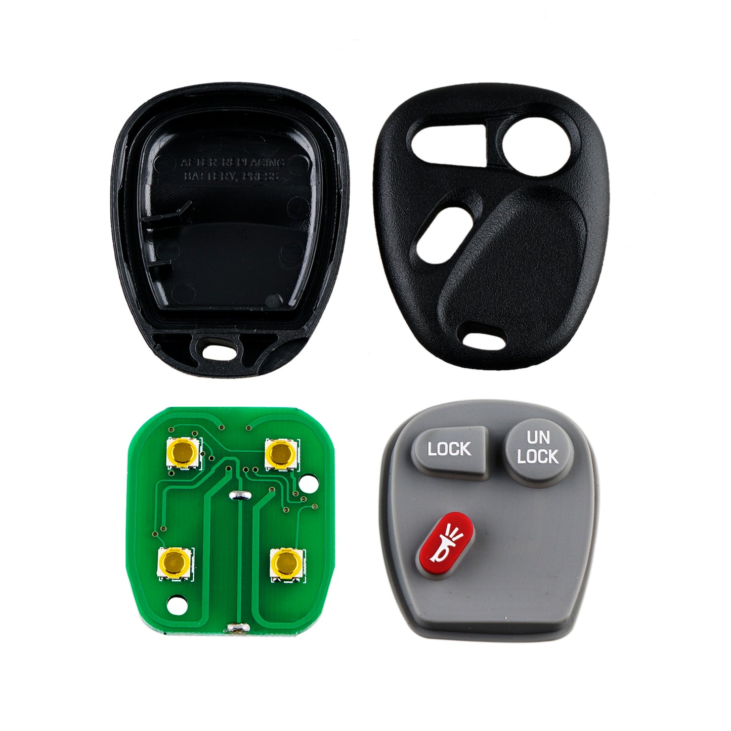 3 Buttons 315MHz Keyless Entry Fob Remote Key For 1998-2002 Chevrolet S10 Tahoe GMC Yukon Oldsmobile Bravada FCC ID: KOBUT1BT SKU : J098