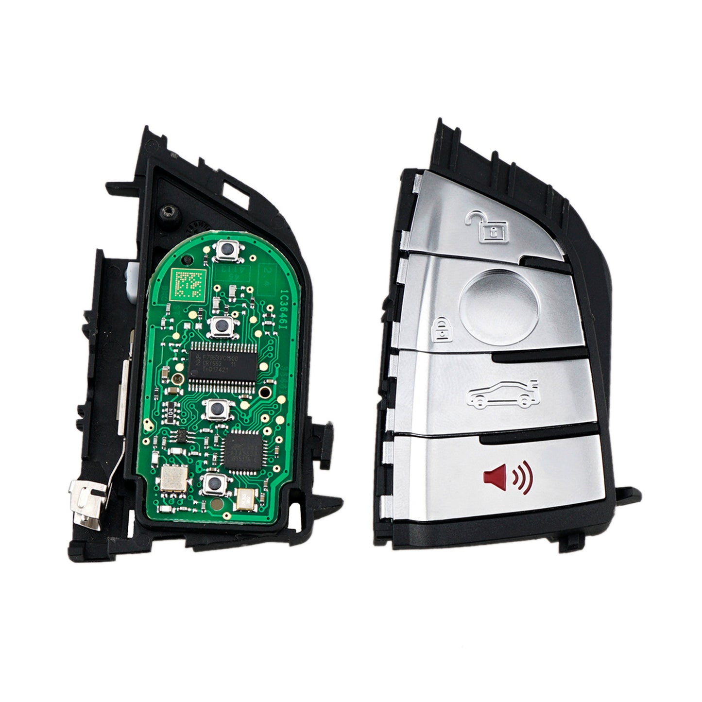 4 Buttons 315MHz Keyless Entry Fob Remote Car Key For 2009-2018 BMW 3-7 Series X3 X5 FCC ID : YGOHUF5662 SKU:J296