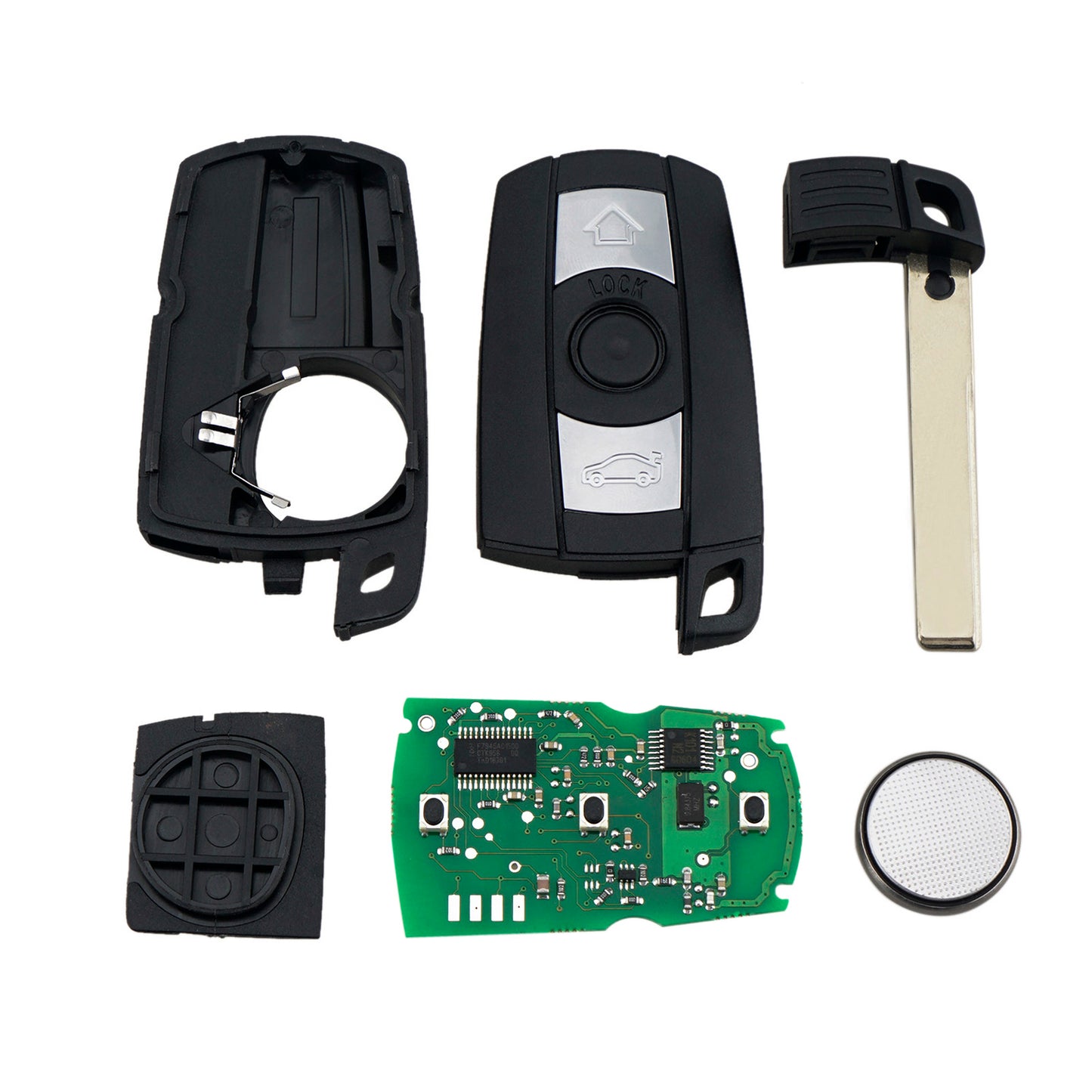 3 Buttons 315MHz Keyless Entry Fob Remote Car Key For BMW X5 5 Series SKU:J504