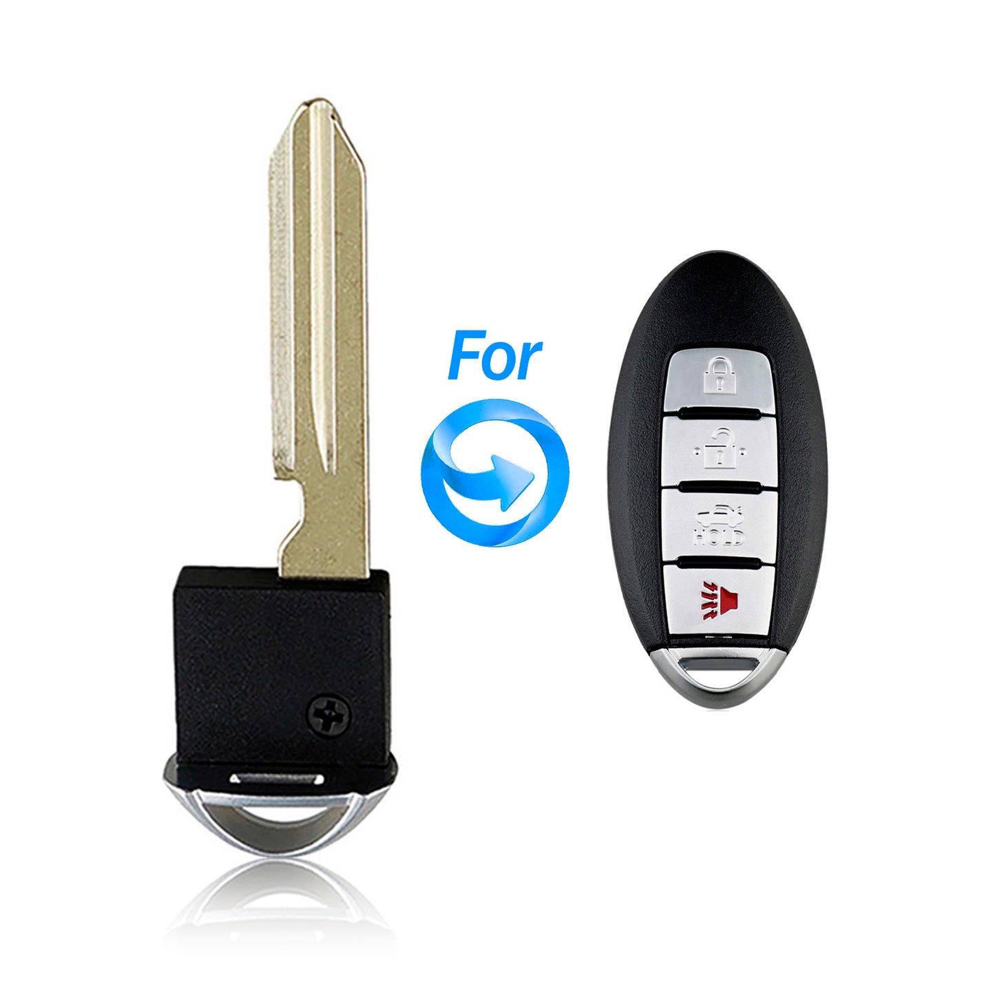 10 PCs For 2006-2020 Nissan- Infiniti- / Non-Transponder Emergency Key/NI06-P DA34 / H0564-EG010 / Bundle of 10