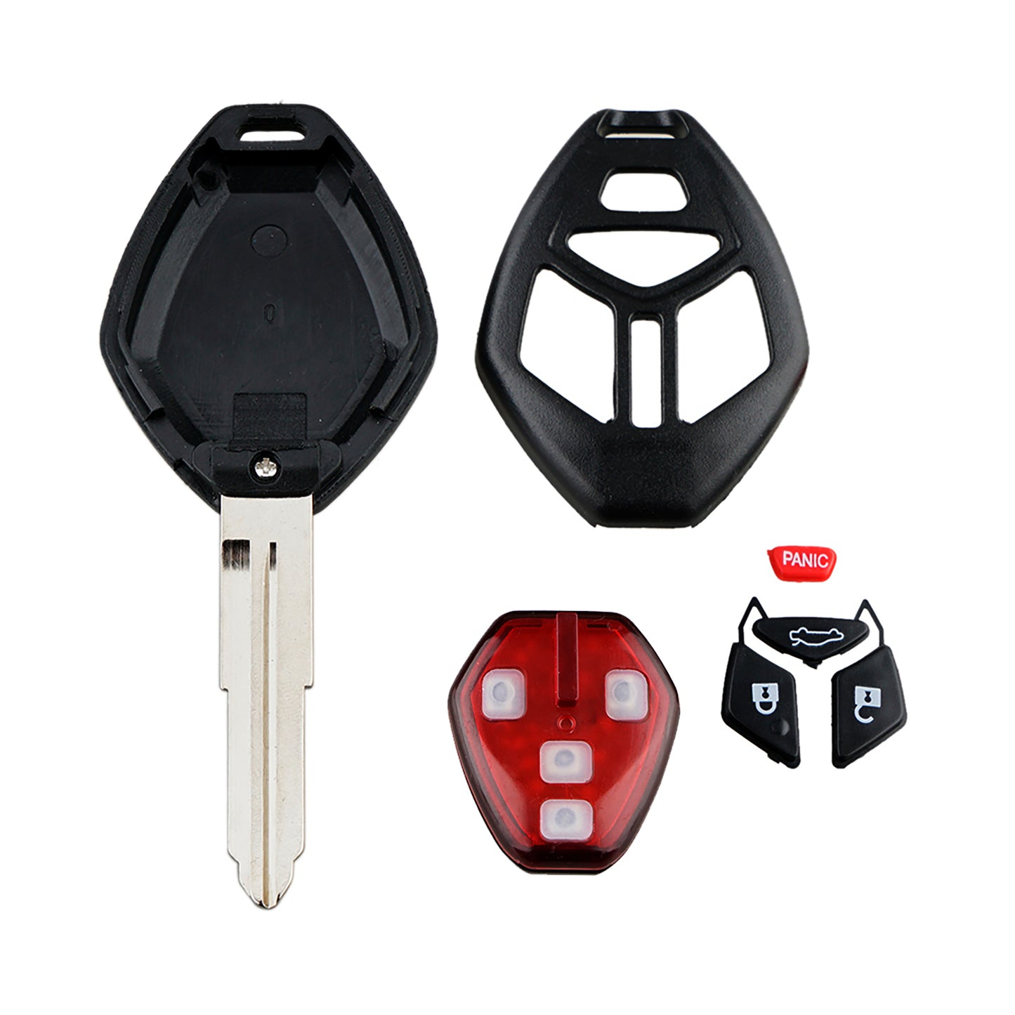 3+1 Button 315MHz Car Keyless Entry Remote Control Key With 46 Chip For 2008-2015 Mitsubishi Lancer FCC ID: OUCG8D-625M-A / PN: 6370A477 SKU : H1023