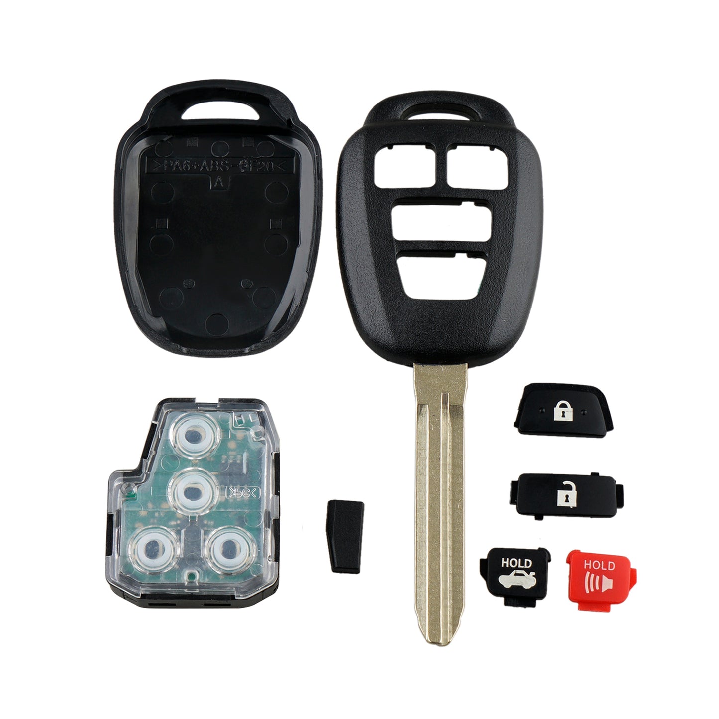 4 buttons 314.4MHz G Chip Remote Car Smart Fob Car Key for 2014-2016 Toyota Camry Corolla FCCID:HYQ12BEL SKU : J482