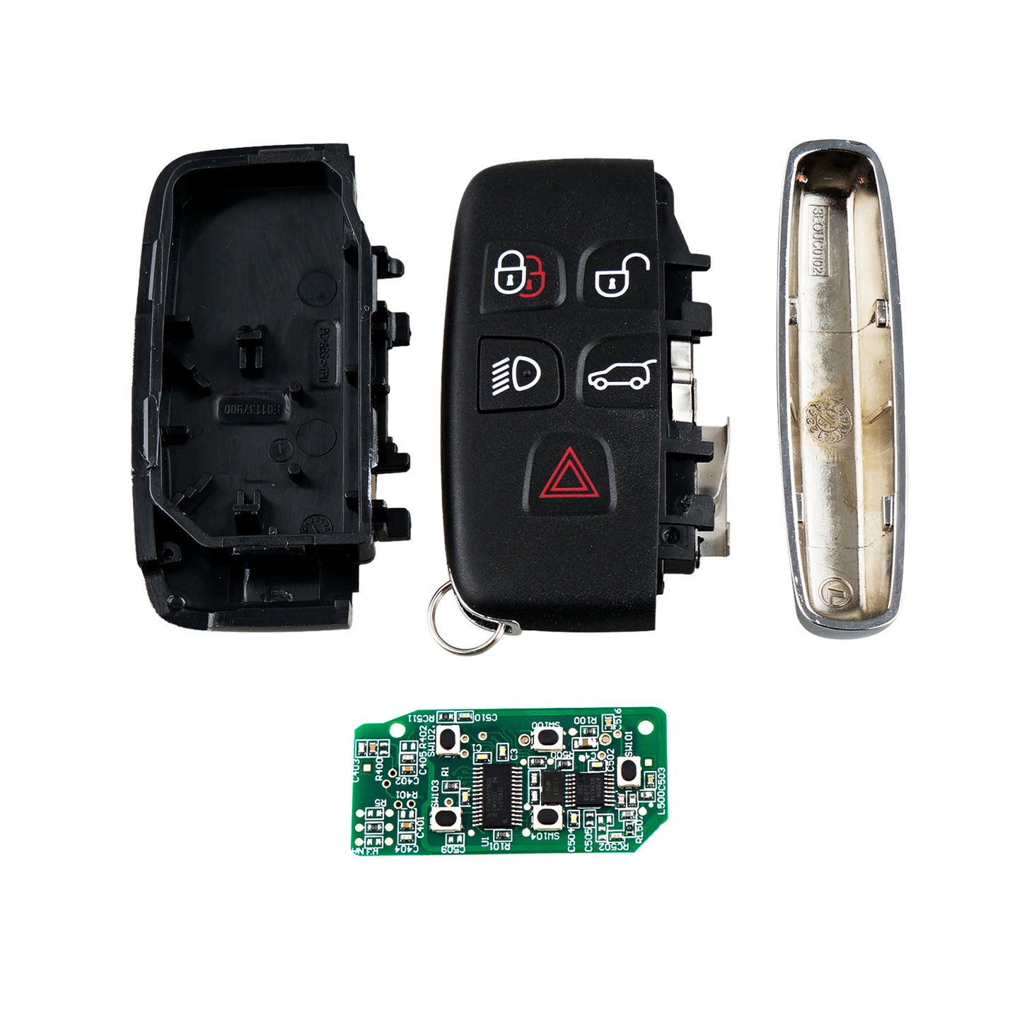 5 Buttons 433MHz 7945 Chip Smart Key Fob Car Remote Key For Range Rover Evogue Sport LR4 Auto Parts FCC ID:KOBJTF10A SKU:J146
