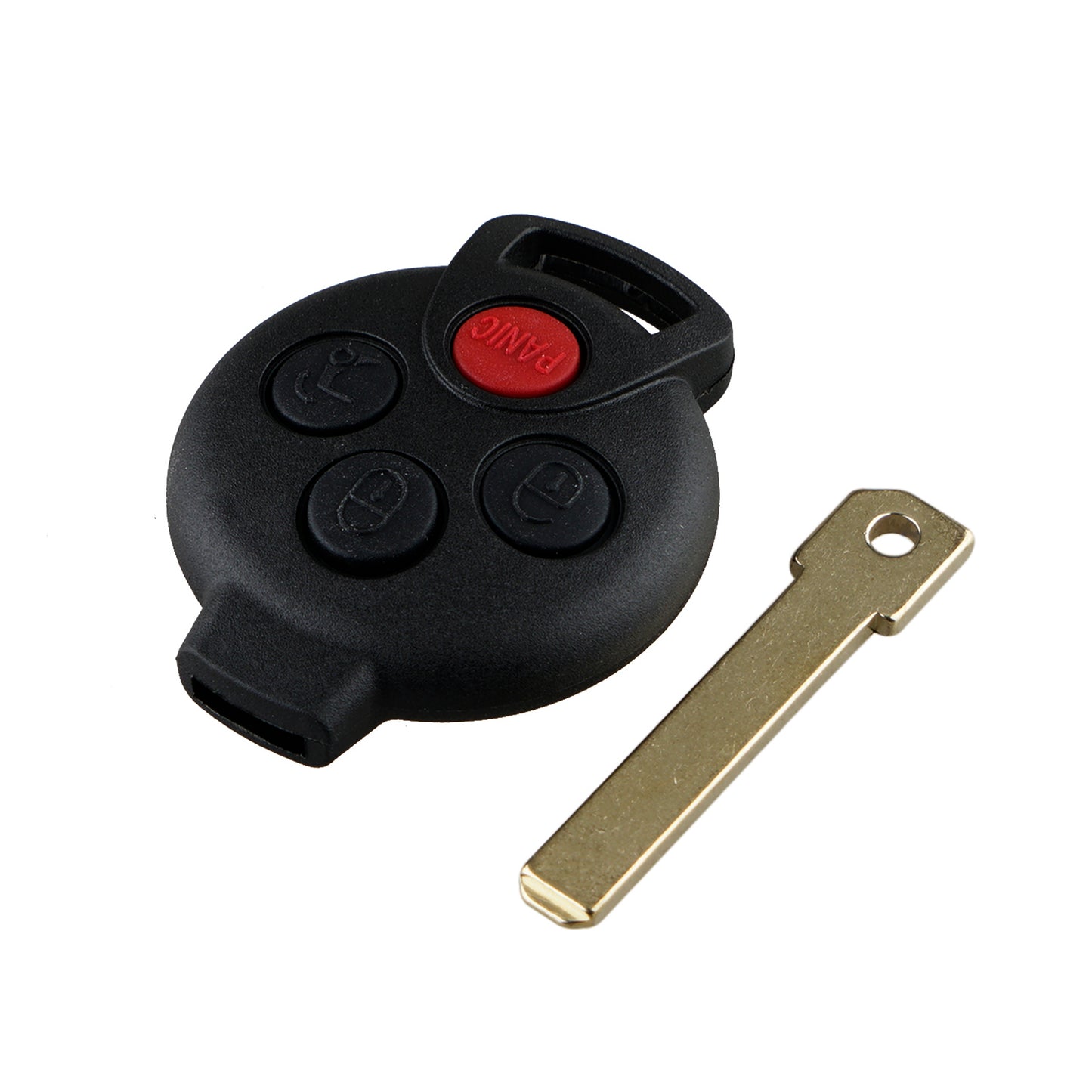 4 Buttons 315MHz Remote Control Key Fob PCF7941 Chip for Mercedes Benz Smart Fortwo 2005-2016 KR55WK45144 SKU : J076