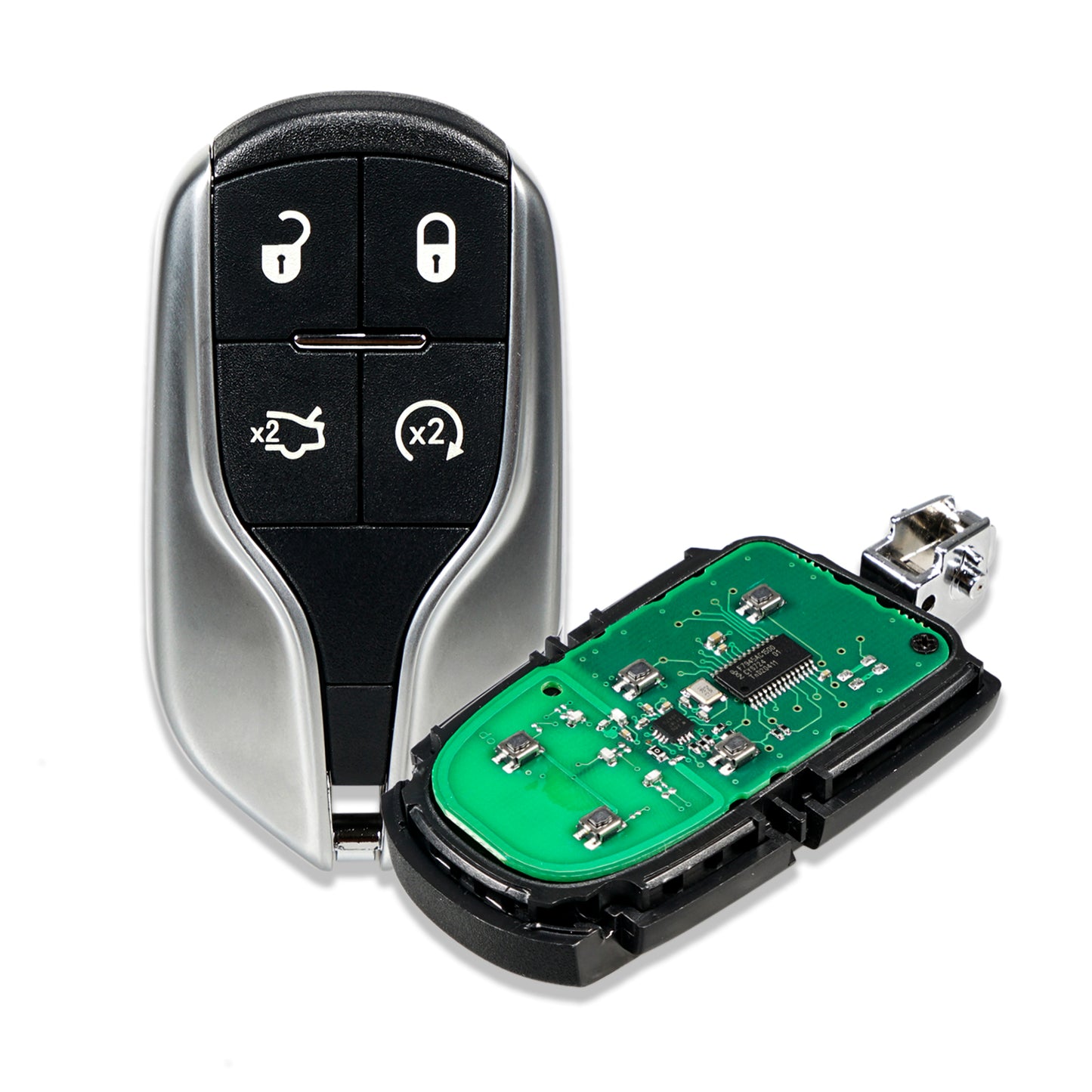 4 Buttons 433MHz Keyless Entry Fob Remote Car Key For 2014-2016 Maserati Ghibli Quattroporte FCC ID : M3N-7393490 SKU : H687