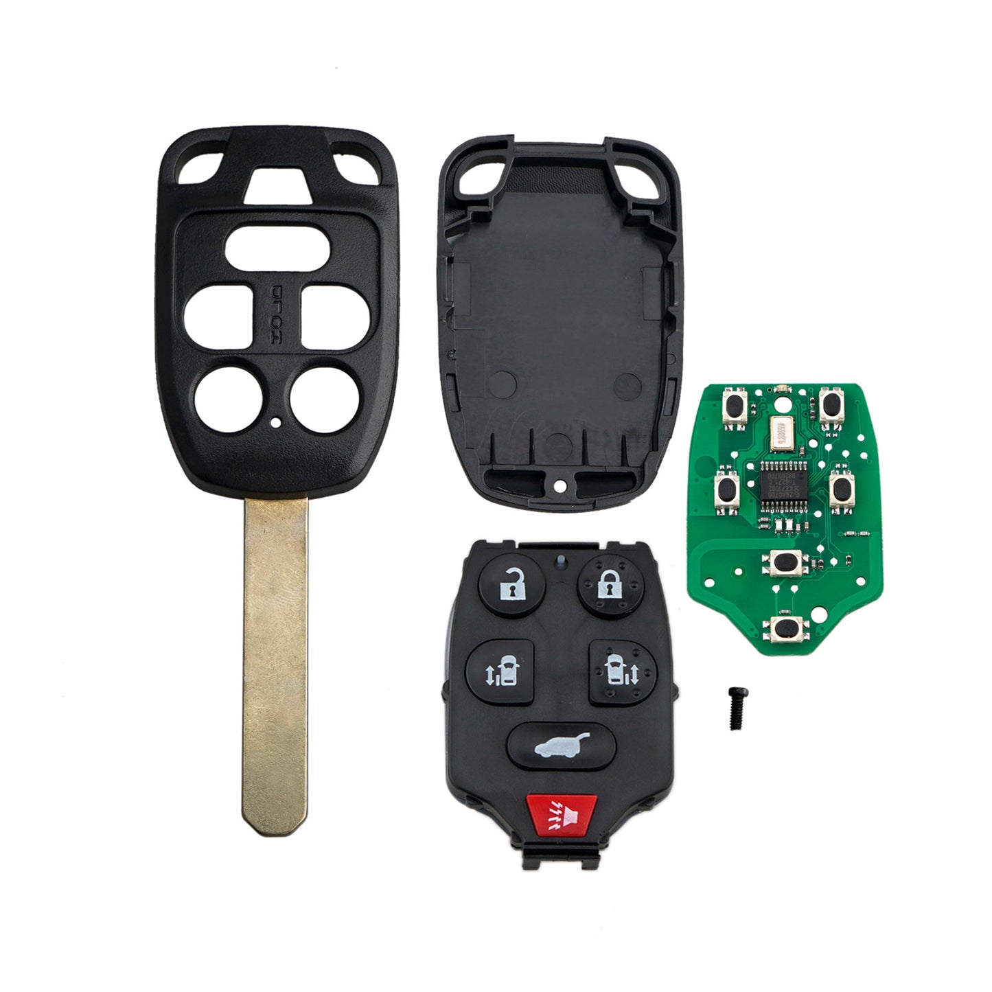 6 Buttons 313.8MHz Keyless Entry Fob Remote Car Key For 2011-2013 Honda Odyssey Auto Parts FCC ID:N5F-A04TAA SKU : J426