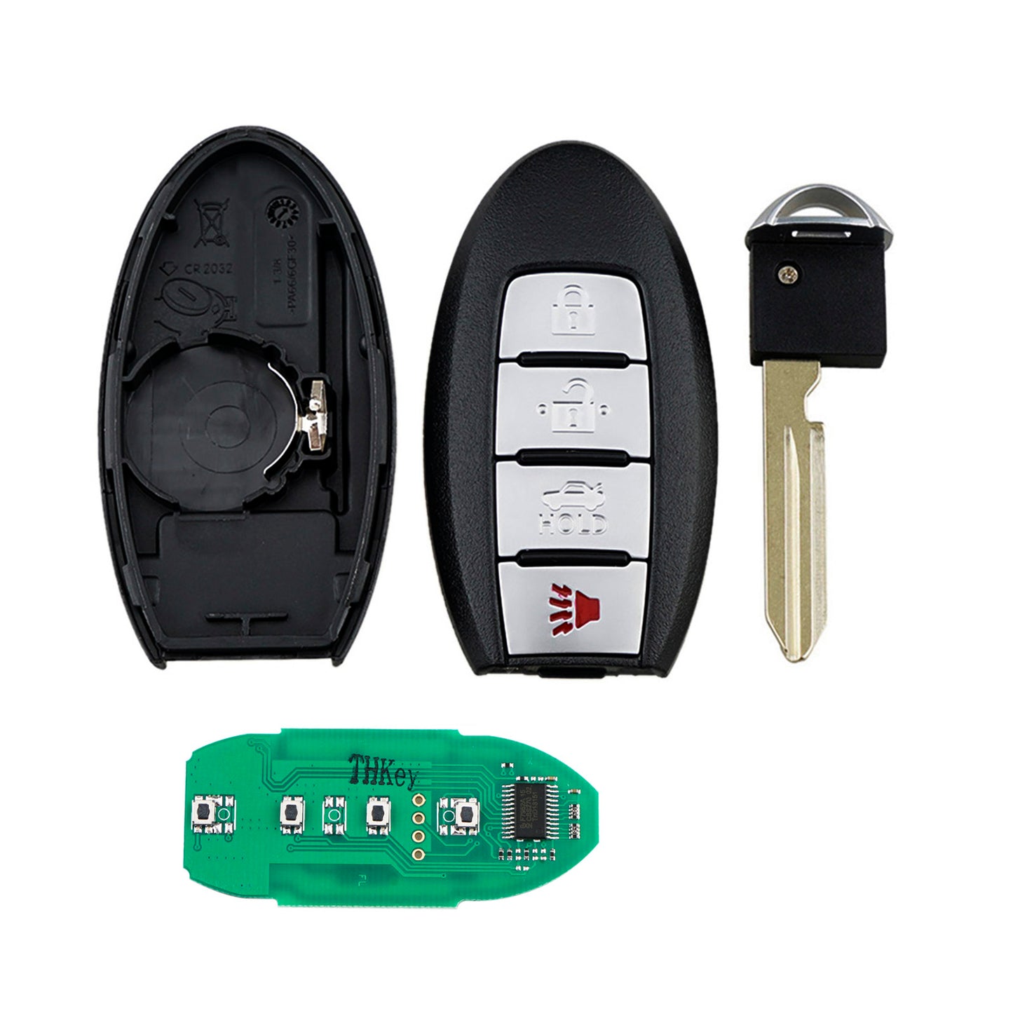 4 Buttons 315MHz CWTWB1U815 ID46/7952 Chip Smart Keyless Entry Car Fob Remote Key For 2012-2016 Nissan Sentra Versa FCC ID: CWTWB1U815 SKU : J286