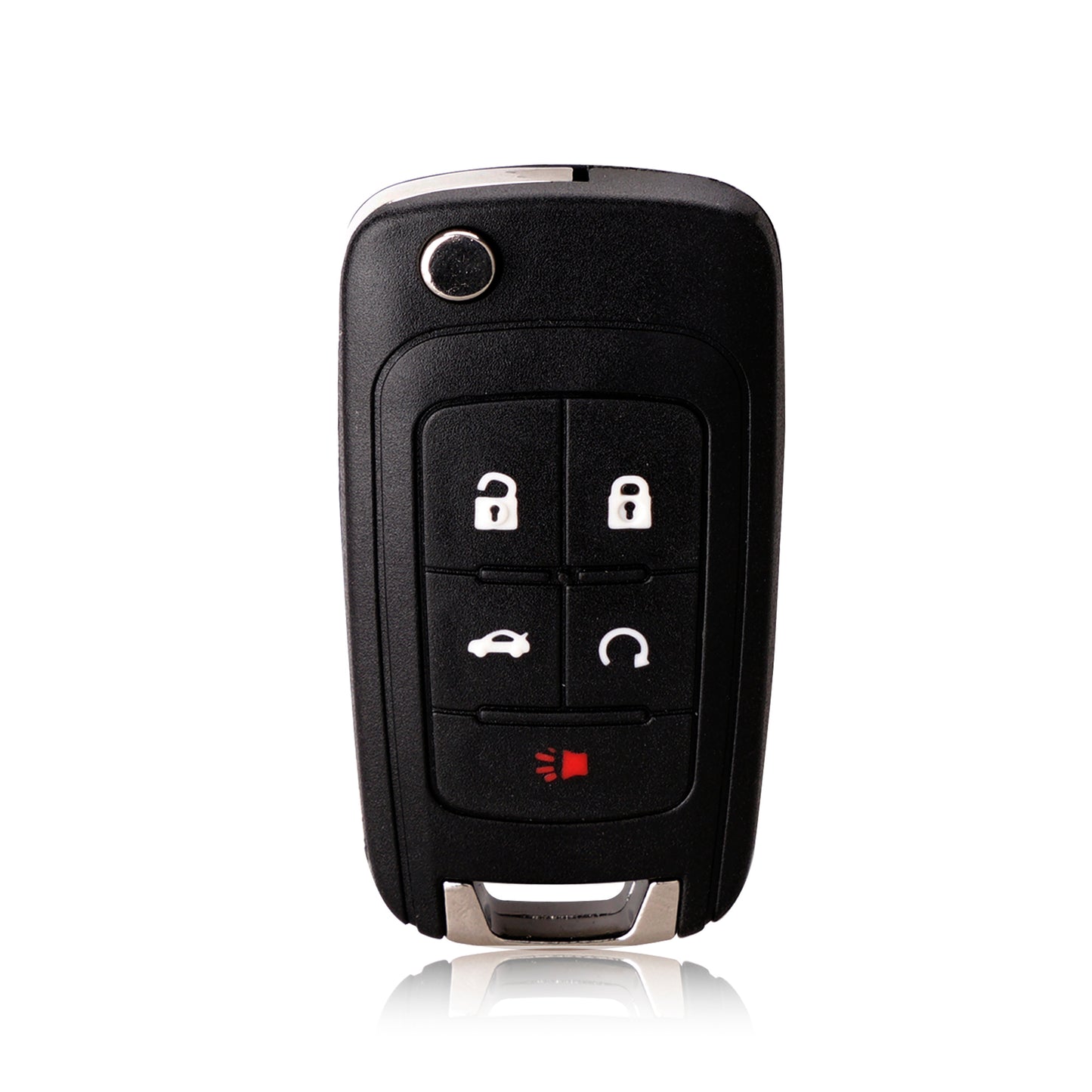 5 Buttons 315MHz Keyless Entry Fob Remote Car Key For 2010 - 2019 Chevrolet Camaro Convertible Cruze (D1SC) Equinox Impala Malibu Sonic 4 Door GMC Terrain FCC ID: OHT01060512 SKU : J010