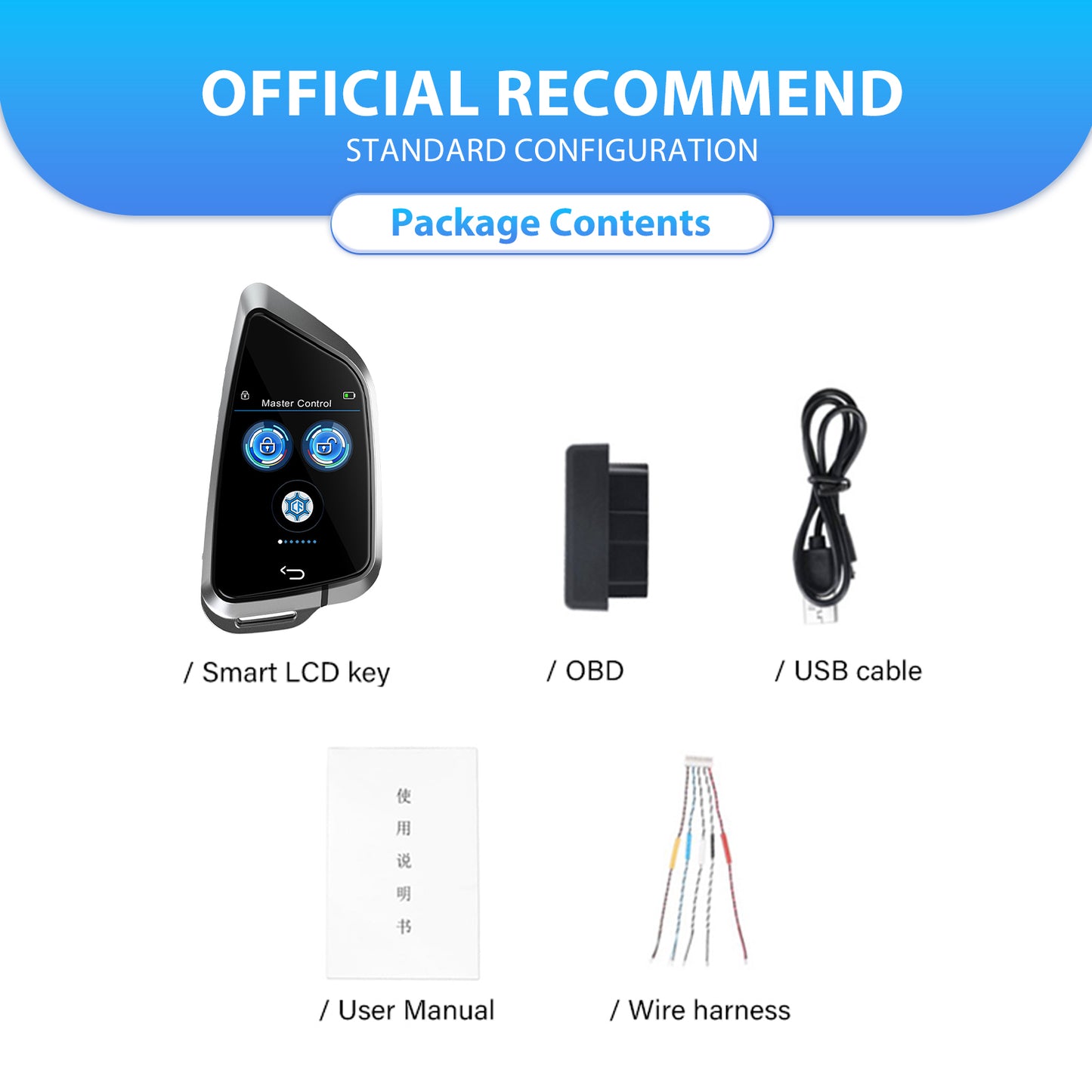 2022 Best Selling CF588 Keyless Entry System Touch Screen Smart LCD Car Key For All Vehicles