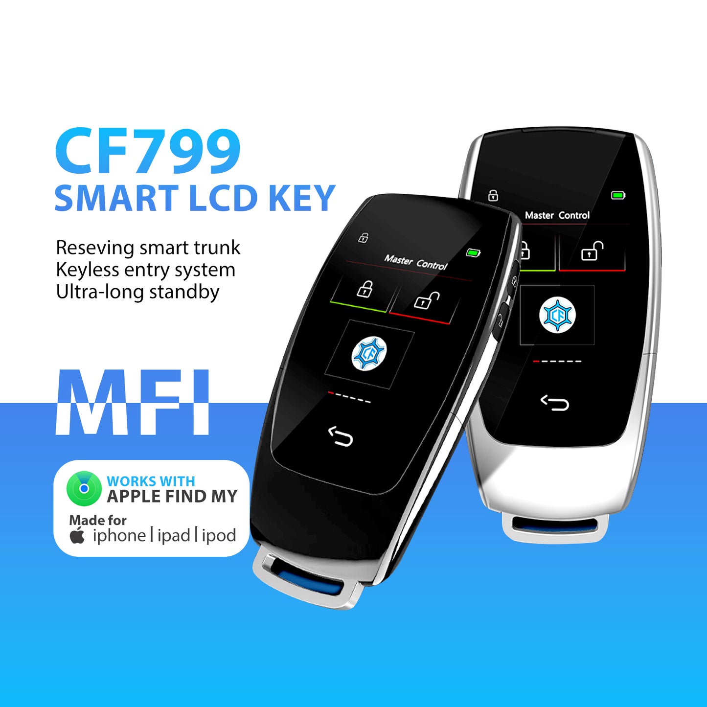2022 Best Selling Keyless Entry System Touch Screen Smart LCD Key For All Vehicles