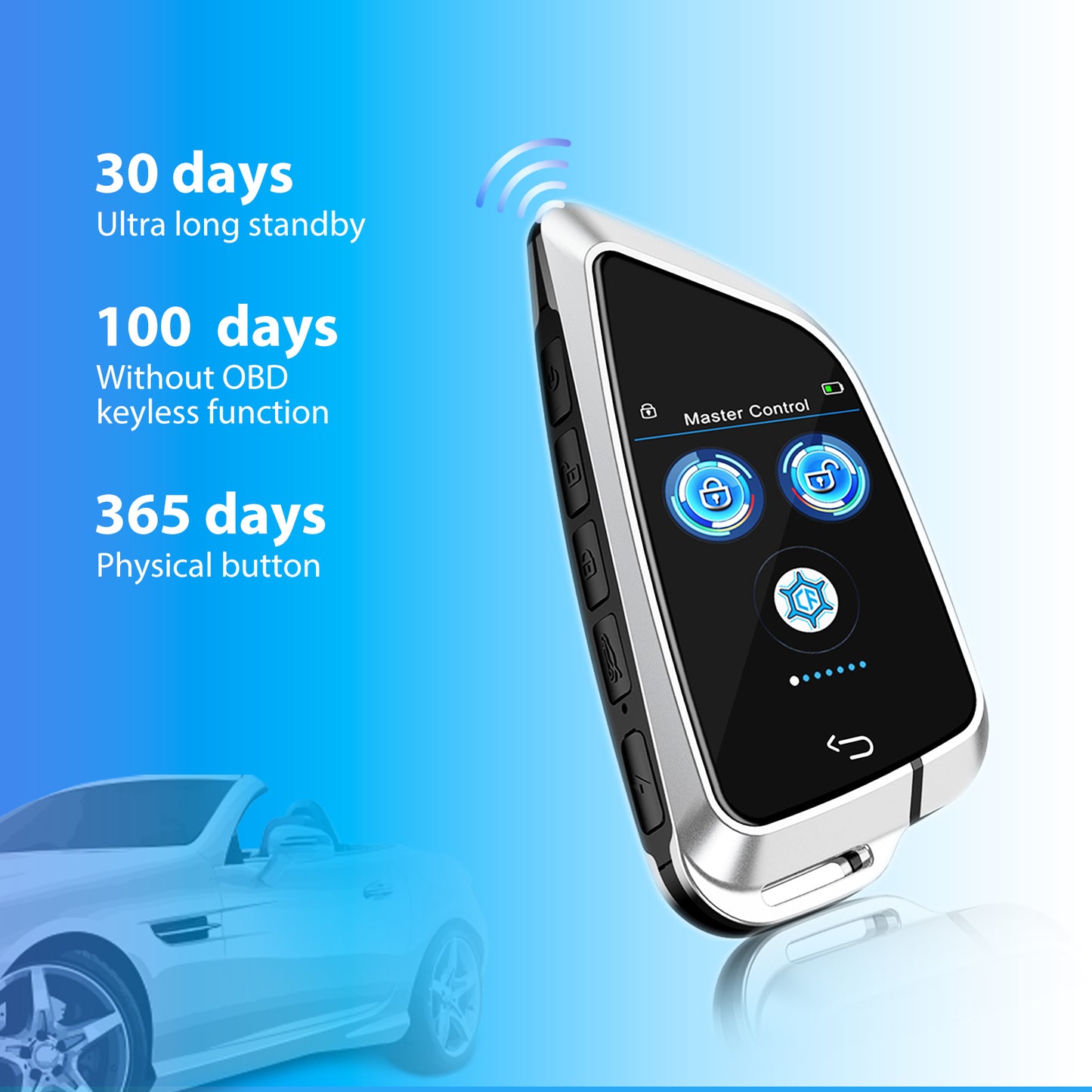 2022 Best Selling CF588 Keyless Entry System Touch Screen Smart LCD Car Key For All Vehicles