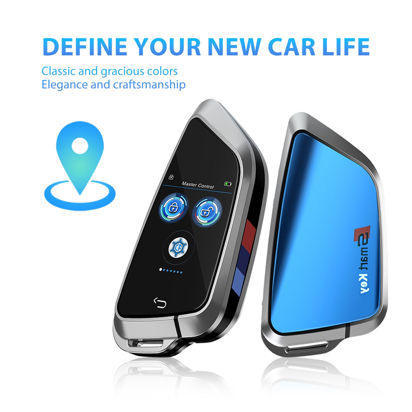 2022 Best Selling CF588 Keyless Entry System Touch Screen Smart LCD Car Key For All Vehicles