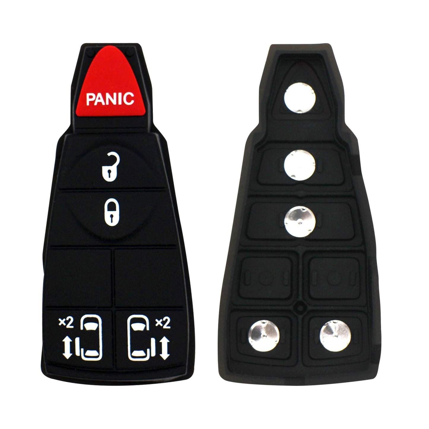 4+1 Buttons 433MHz Keyless Entry Fob Remote Car Key For 2008 - 2019 Dodge Grand Caravan Chrysler Town and Country Volkswagen Routan Dodge Dart FCC ID:M3N5WY783X, IYZ-C01C  SKU : J364