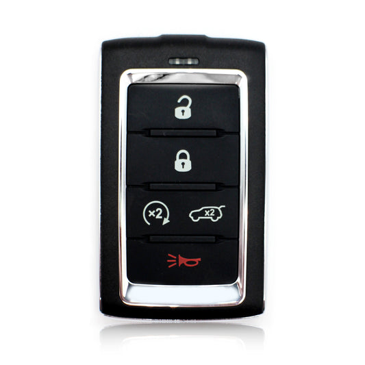 4+1 Buttons 433.92MHz Keyless Entry Fob Remote Car Key For 2021-2023 Jeep Grand Wagoneern  Cherokee FCC ID: M3NWXF0B1 SKU : J950