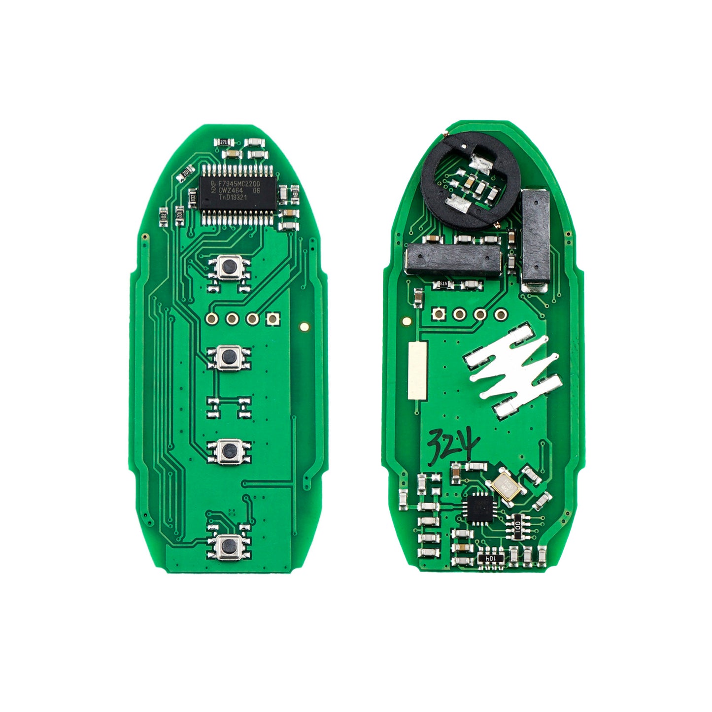 4 Buttons 433MHz Keyless Entry Fob Remote Car Key For 2017-2018 Nissan Rogue FCC ID:KR5S180144106 SKU : J306