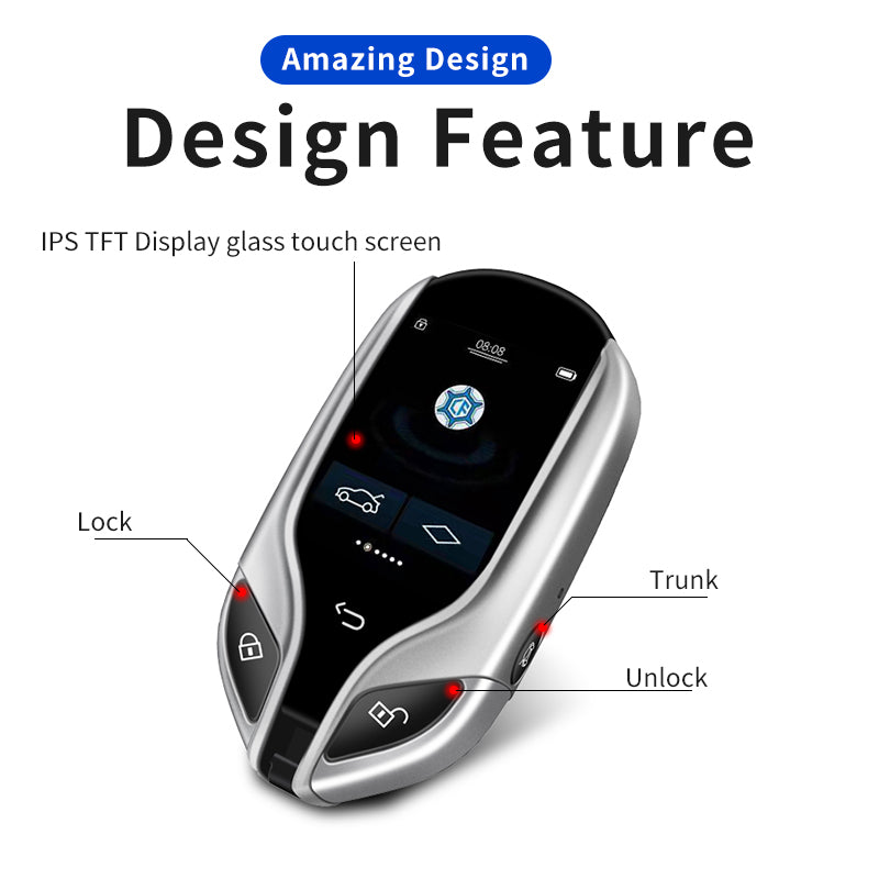 2022 New Arrival Best Selling Remote Control Touch Screen Universal Car Lcd Smart Key for All cars