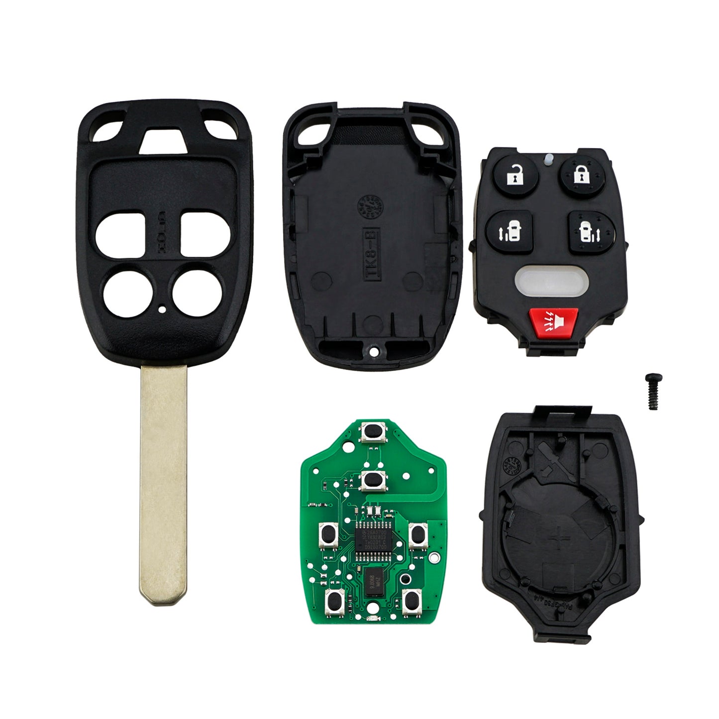5 Buttons 313.8MHz Keyless Entry Fob Remote Car Key For 2011-2013 Honda Odyssey FCC ID: N5F-A04TAA SKU : J647