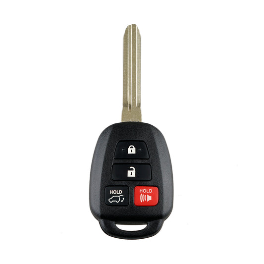 4 Buttons 314MHz Keyless Entry Fob Remote Car Key For 2013 - 2019 Toyota RAV4 (US built vehicles only) Highlander Tacoma Tundra  SequoiaFCC ID: GQ4-52T GQ452T SKU : J204