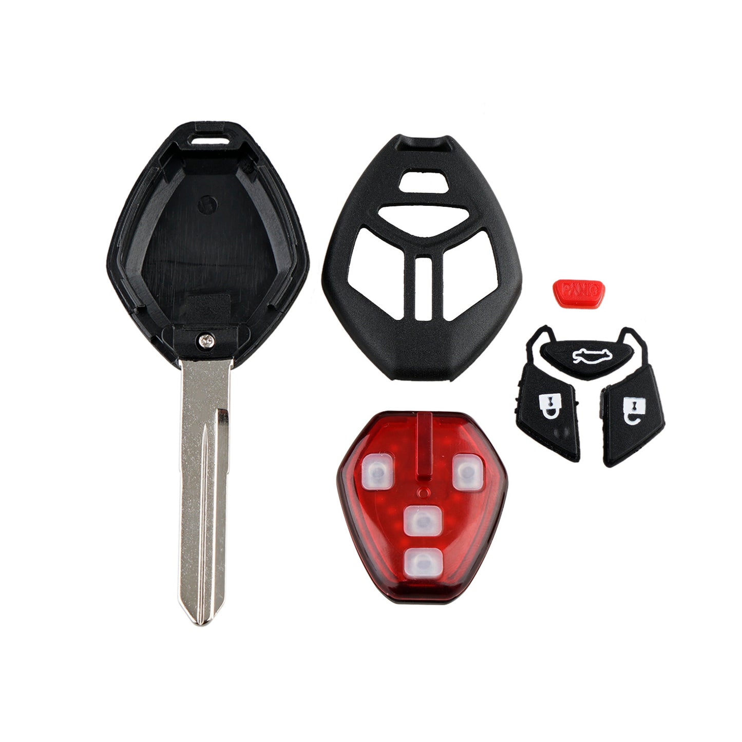 4 Buttons 315MHz Keyless Entry Fob Remote Car Key For 2006 - 2007 Mitsubishi Eclipse Galant FCC ID: OUCG8D-620M-A SKU : J106