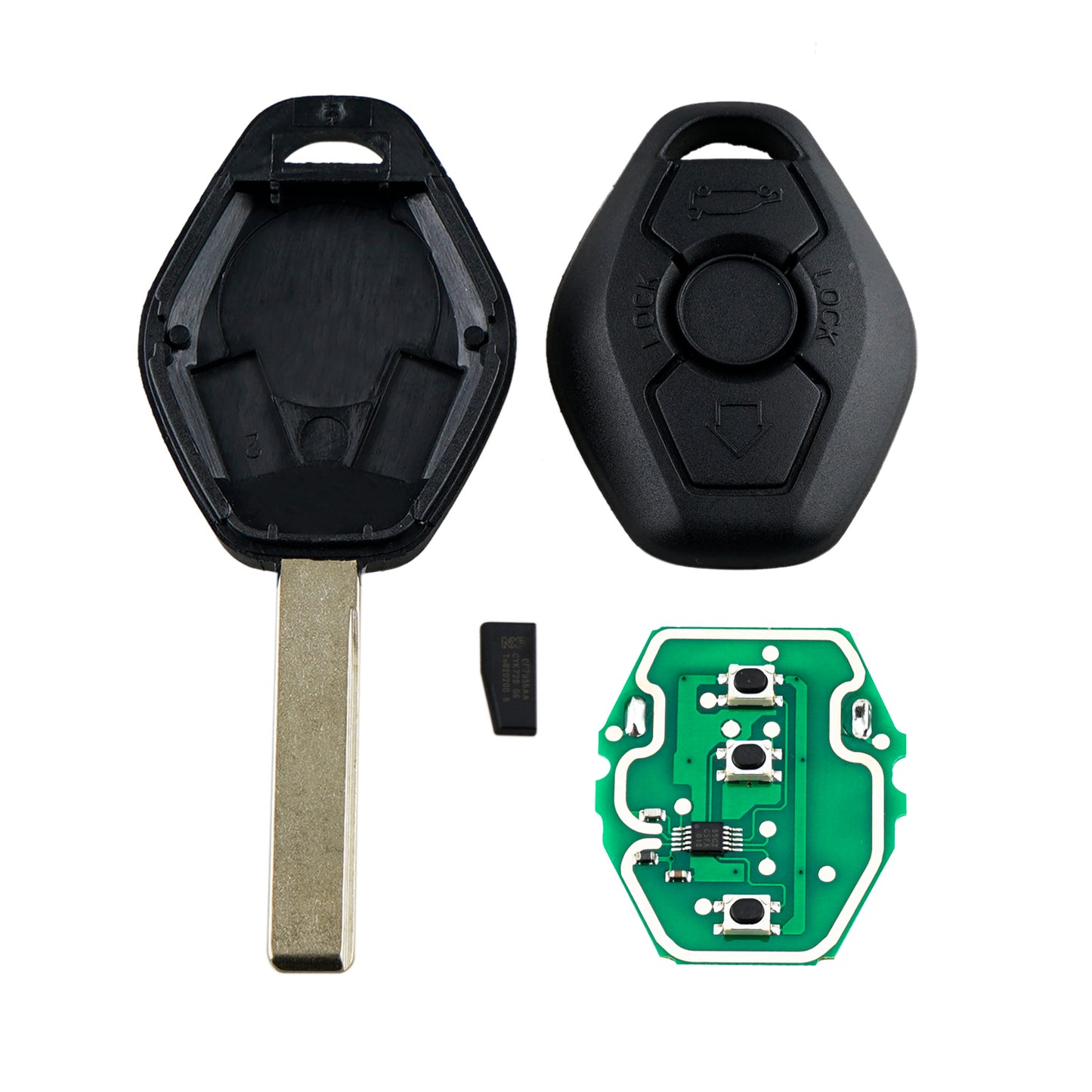 3 Buttons 315MHz Keyless Entry Fob Remote Car Key For1999-2009 BMW 3 5 6 7Series M3 Z8 Z3 X5 M5 X3 Z4 FCC ID: LX8FZV SKU : J344