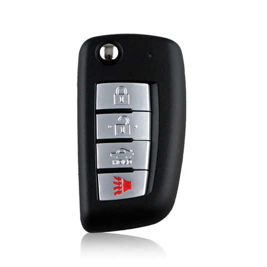 4 Buttons 315MHz Keyless Entry Fob Remote Car Key For 2002-2017 Nissan 350Z Altima Armada Maxima Murano Pathfinder Sentra Versa Quest Infiniti EX35 FX35 FX45 G35 I35 QX56 FCC ID:KBRASTU15 CWTWB1U415 CWTWB1U733 CWTWB1U821  SKU : J195