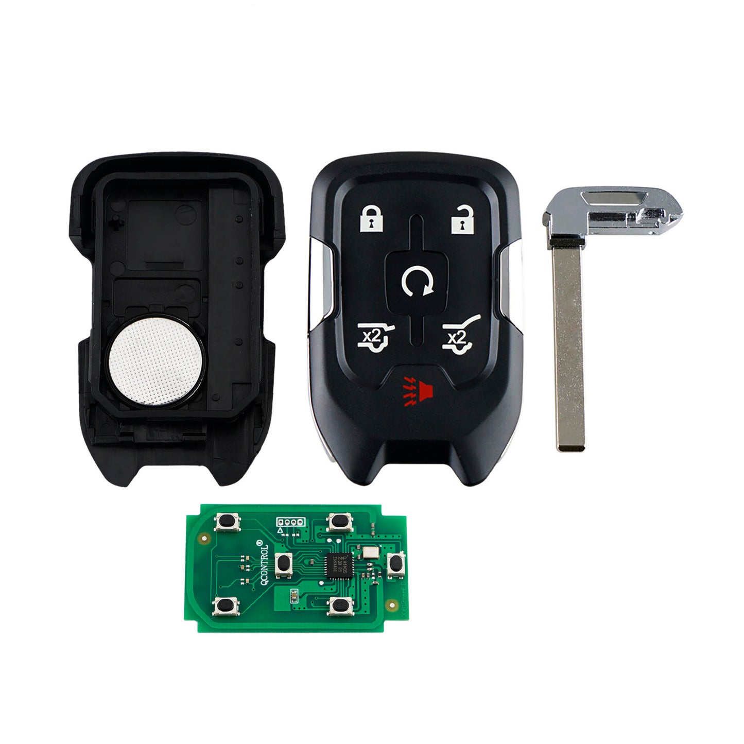 6 Buttons 315MHz Keyless Entry Fob Remote Car Key For 2015 - 2020 Chevrolet Suburban Tahoe GMC Yukon Yukon XL FCC ID: HYQ1AA  SKU : J455
