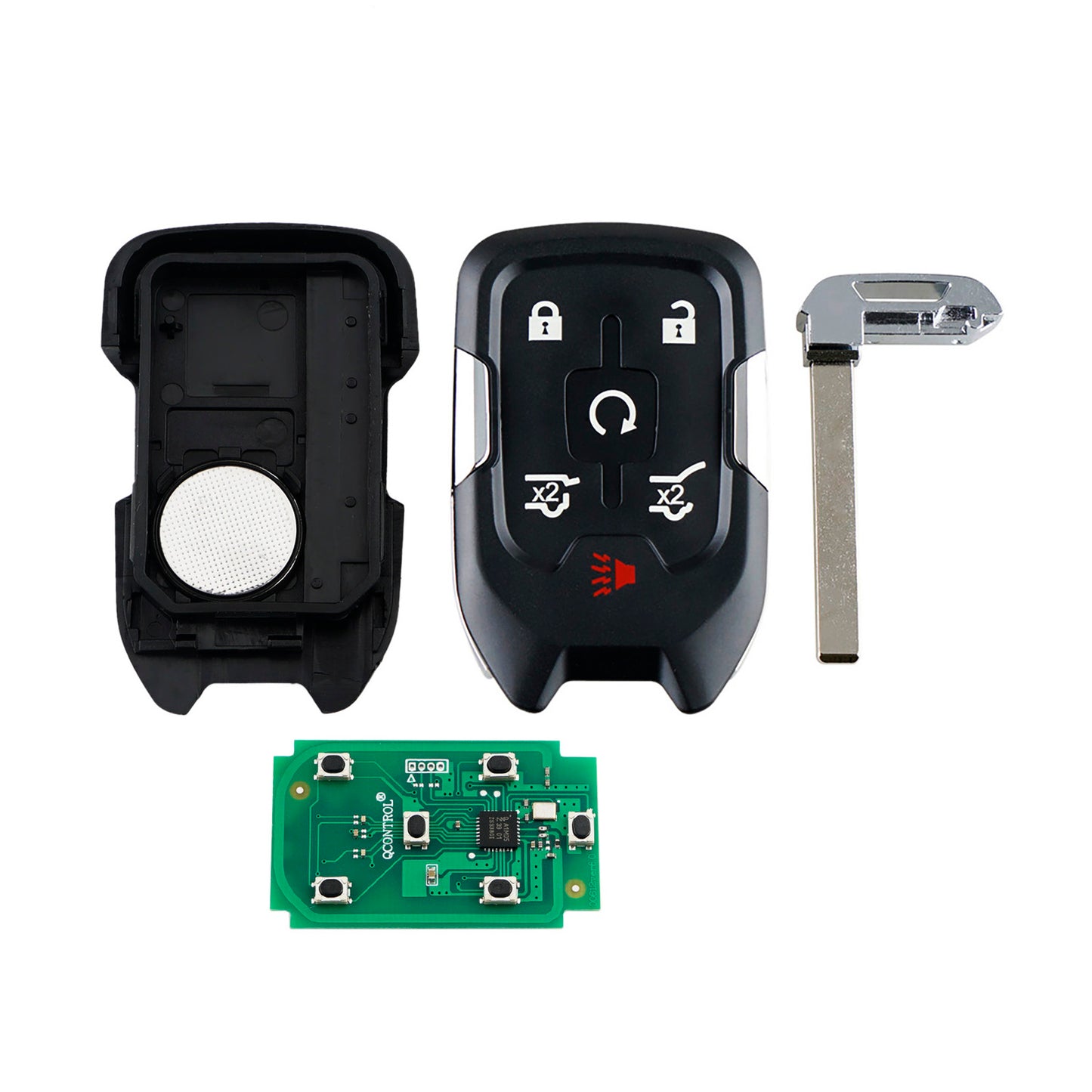 6 Buttons 315MHz Keyless Entry Fob Remote Car Key For 2015 - 2021 Chevrolet Suburban Tahoe FCC ID: HYQ1EA SKU : J729