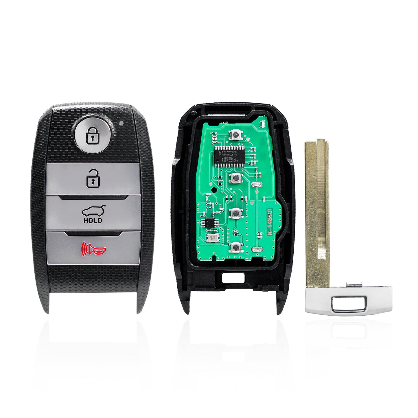 4 Buttons 433.92MHz Keyless Entry Fob Remote Car Key For 2019 - 2020 Kia Sorento FCC ID: TQ8-FOB-4F06 SKU : J706