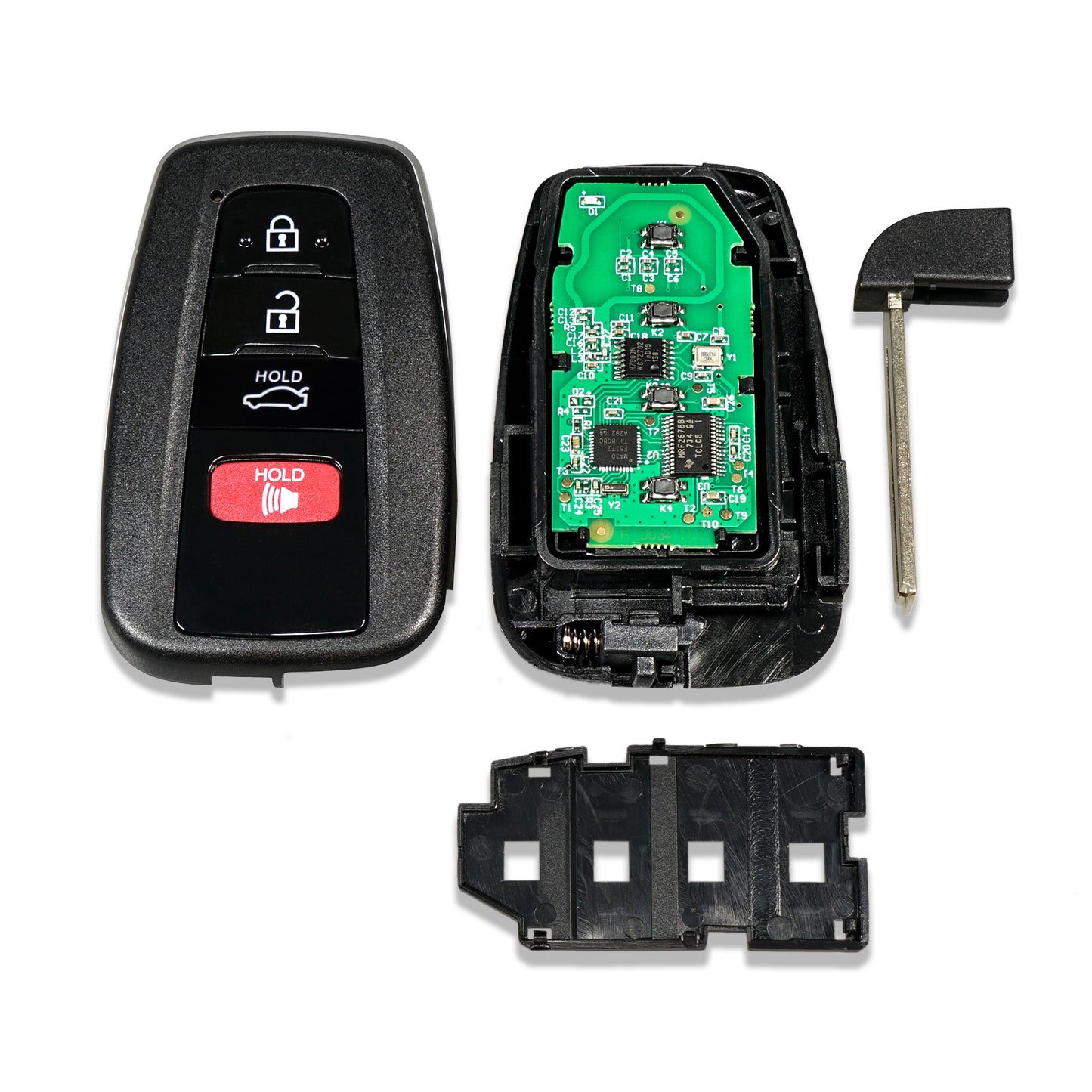 4 Buttons 315MHz Keyless Entry Fob Remote Car Key For 2020 - 2022 Toyota Avalon FCC ID:  HYQ14FBC - 0351 SKU : J684
