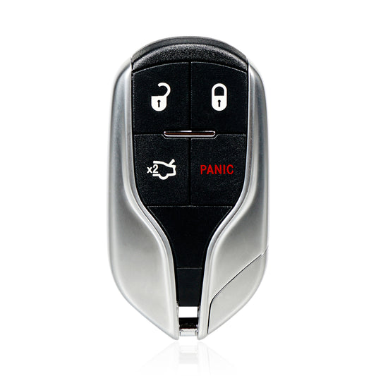 4 Buttons 433MHz Keyless Entry Fob Remote Car Key For 2014 - 2016 Maserati Ghibli Quattroporte FCC ID: M3N-7393490 SKU : J991