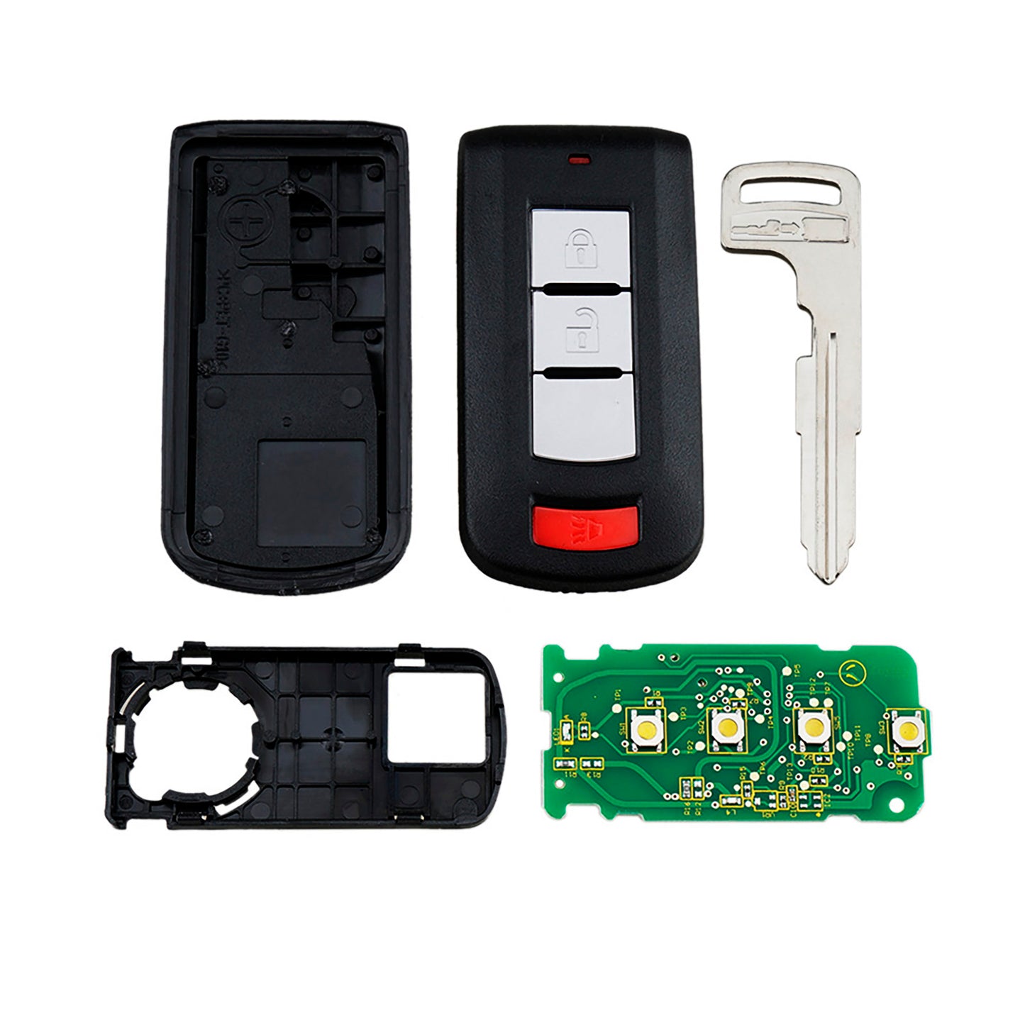 3 Buttons 315MHz Keyless Entry Fob Remote Car Key For 2008-2020 Mitsubishi Outlander Lancer Sport Mirage FCC ID:OUC644M-KEY-N SKU : J222