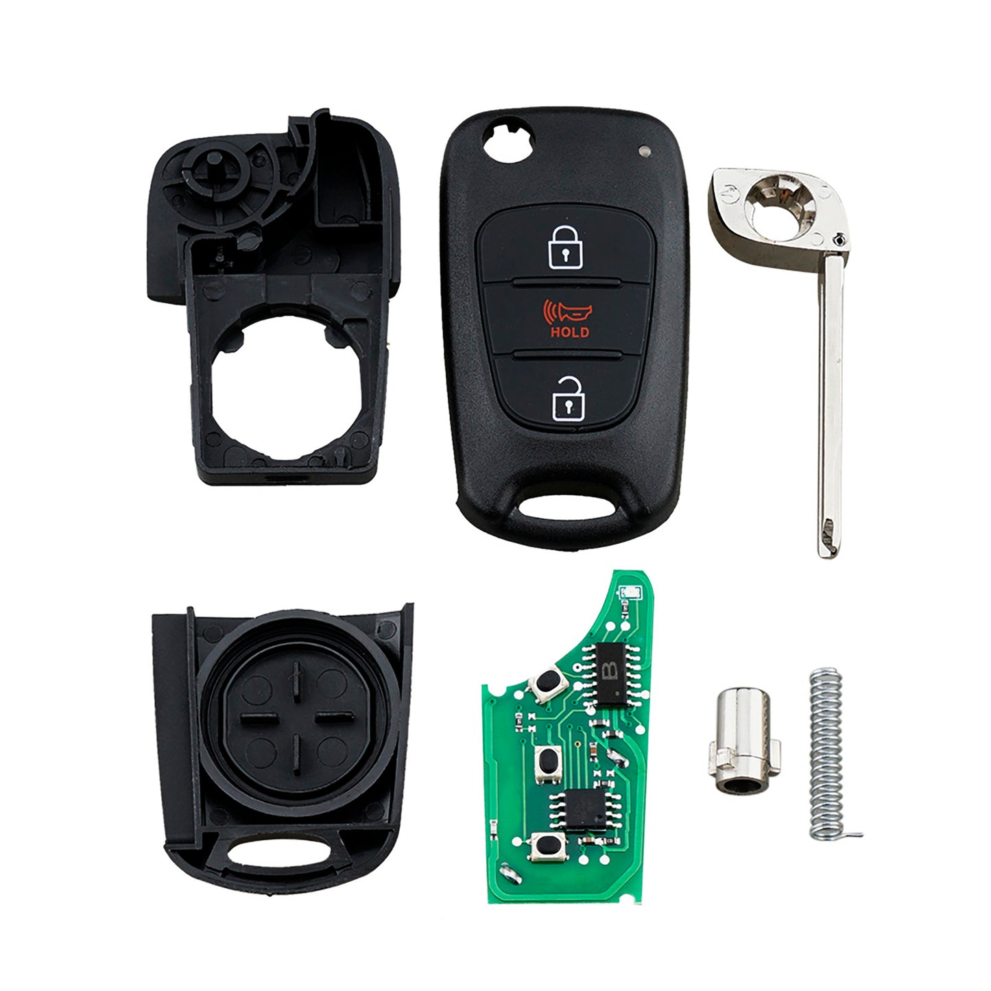 3 Buttons 315MHz Keyless Entry Fob Remote Car Key For 2012 - 2013 Kia Rio FCC ID: TQ8-RKE-3F02 SKU : J904