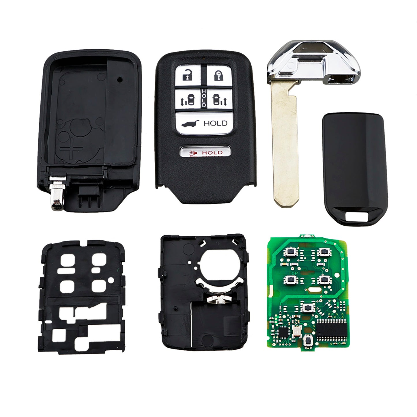 6 Buttons 313.8MHz Keyless Entry Fob Remote Car Key For 2014 - 2017 Honda Odyssey EXL Touring FCC ID:KR5V1X SKU : J234
