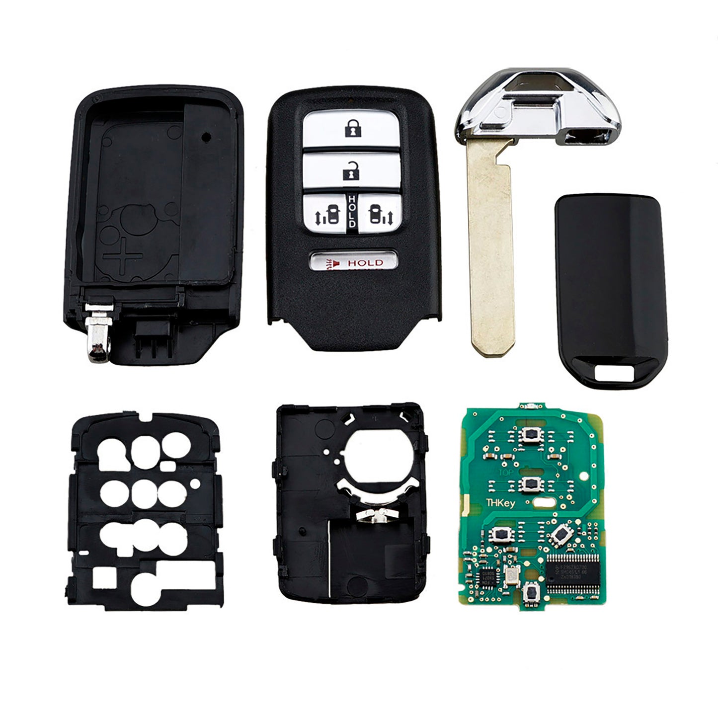 5 Buttons 313.8MHz Keyless Entry Fob Remote Car Key For 2014 - 2017 Honda Odyssey EX SE FCC ID: KR5V1X SKU : J425