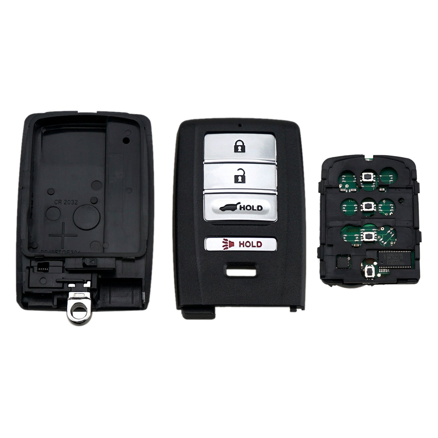 4 Buttons 313.8MHz Keyless Entry Fob Remote Car Key For 2014 - 2020 Acura MDX Base Package Tech Package without Remote Start RDX Base Package  Advance Package without Remote Start Tech Package without Remote Start FCC ID: KR5V1X SKU : J491