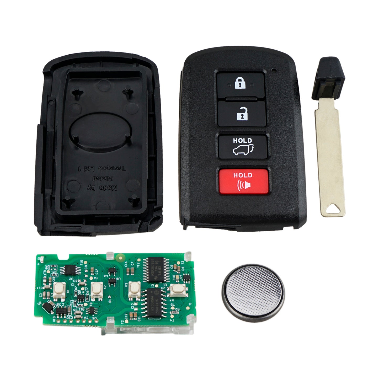 2+1 Buttons 314.3MHz Keyless Entry Fob Remote Car Key For 2012 - 2019 Toyota Highlander Land Cruiser Prius C Sequoia Tacoma Tundra 4Runner FCC ID: HYQ14FBA SKU : J532