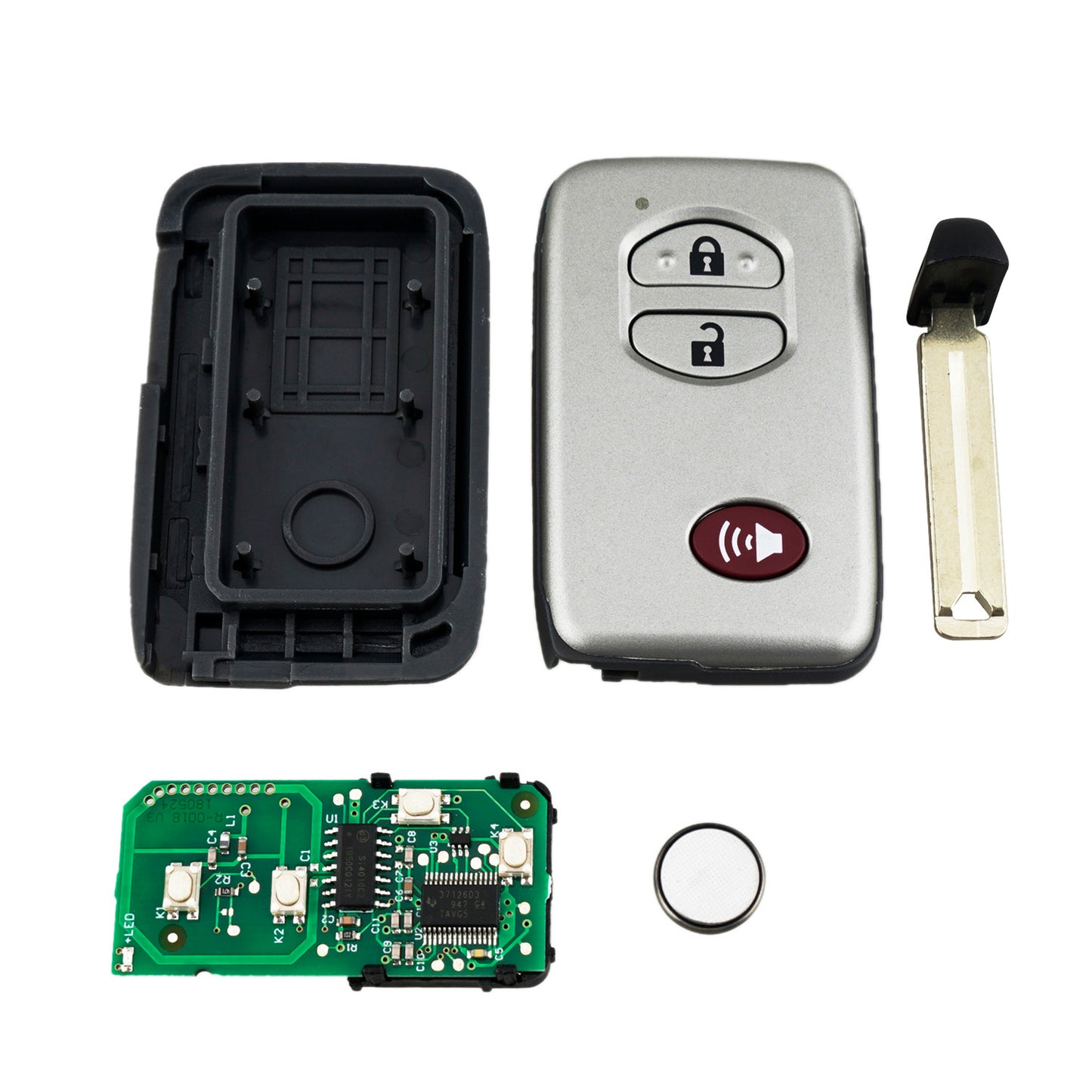 3 Buttons 315MHz Keyless Entry Fob Remote Car Key For 2009-2019 Toyota Venza 4Runner Prius V Prius C FCC ID: HYQ14ACX SKU : J861