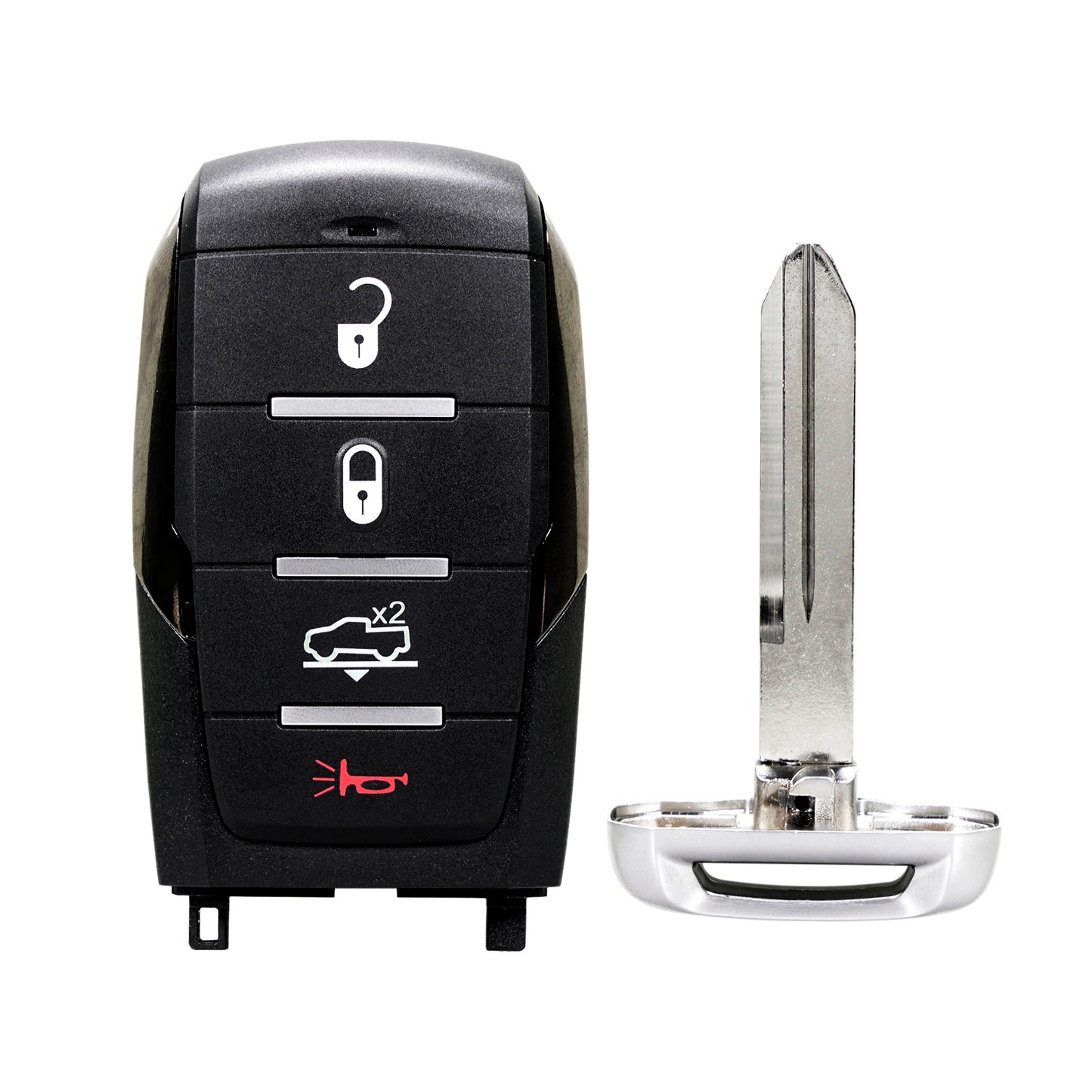 4 Buttons 433MHz Keyless Entry Fob Remote Car Key For 2019-2022 Ram 1500 Pickup FCC ID:OHT-4882056 SKU : J966