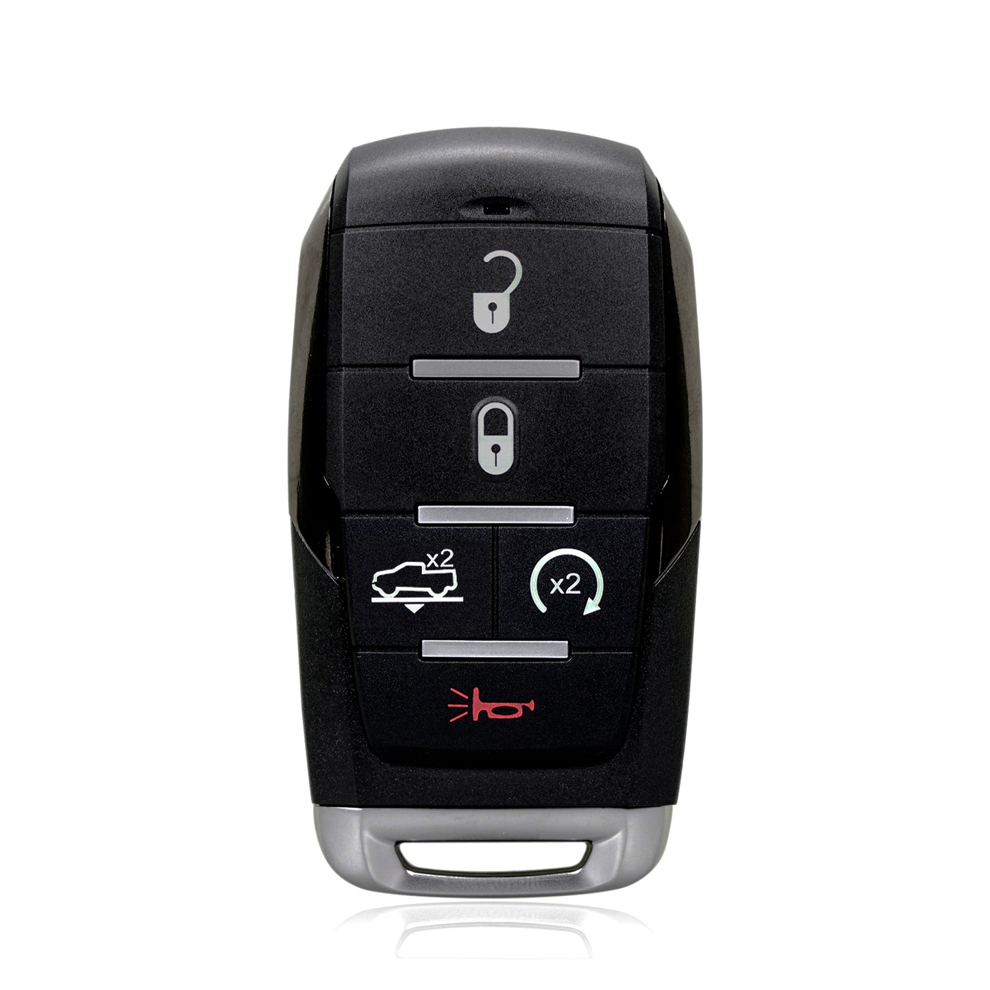 5 Buttons 433.92MHz Keyless Entry Fob Remote Car Key For 2019 - 2021 Ram 1500 Pickup FCC ID:OHT-4882056 SKU : J703