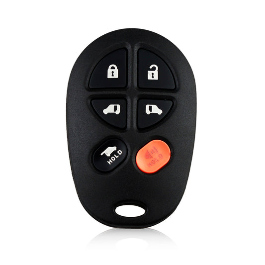 5 Buttons 315MHz Keyless Entry Fob Remote Car Key For 2004 - 2020 Toyota Sienna FCC ID: GQ43VT20T SKU : J261