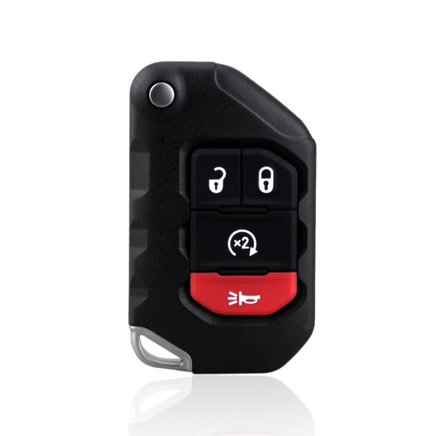4 Buttons 433.92MHz Keyless Entry Fob Remote Car Key For2018 - 2021 Jeep Gladiator Wrangler FCC ID:  OHT1130261 SKU : J593
