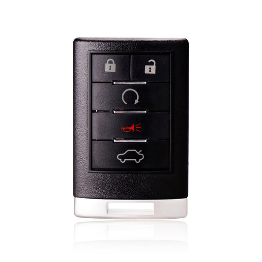 5 Buttons 315MHz Keyless Entry Fob Remote Car Key For 2008-2013 Cadillac CTS DTS SRX (non-prox) ID: NBG009768T SKU : J002