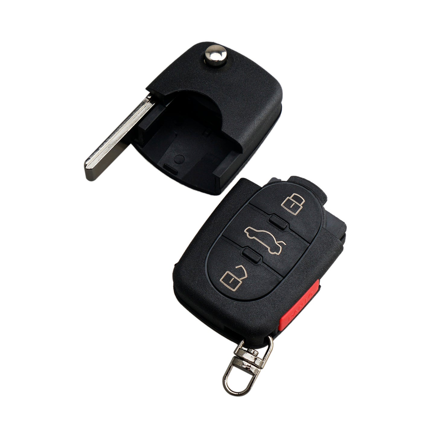 4 Buttons 315MHz Keyless Entry Fob Remote Car Key For 1997-2005 Audi A4 A6 A8 Allroad Quattro Cabriolet RS6 S4 S6 S8 TT Quattro FCC ID: MYT8Z0837231 SKU : J212