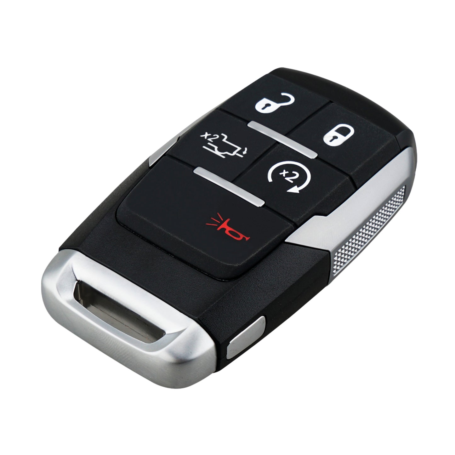 5 Buttons 433MHz Keyless Entry Fob Remote Car Key For 2019 - 2022 Dodge Ram Pickup 2500, 3500, 4500, 5500 FCC ID: GQ4-76T SKU : J670