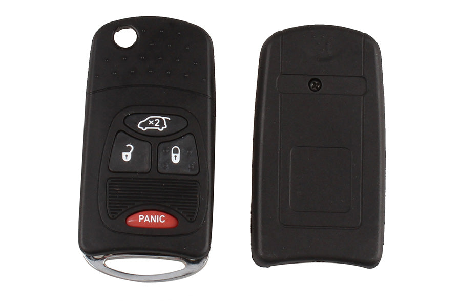4 Buttons Y160 Blade Car Entry Remote Key Case Shell Cover Replacement For Dodge Chrysler Jeep Auto Parts