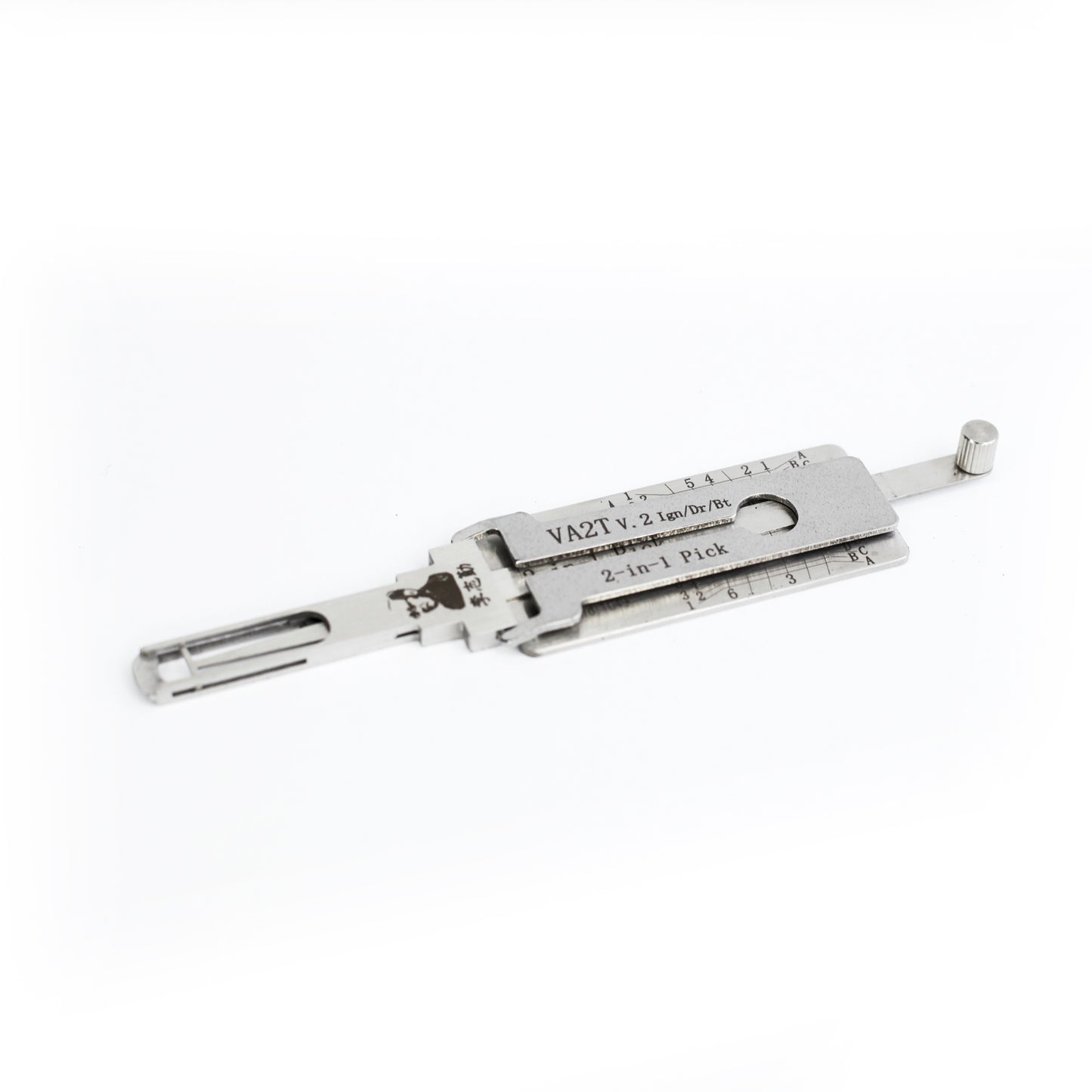 Original Auto Locksmith Tools door lishi 2-in-1Unlock ToolHigh Quality VA2T V.2 Ign/Dr/Bt