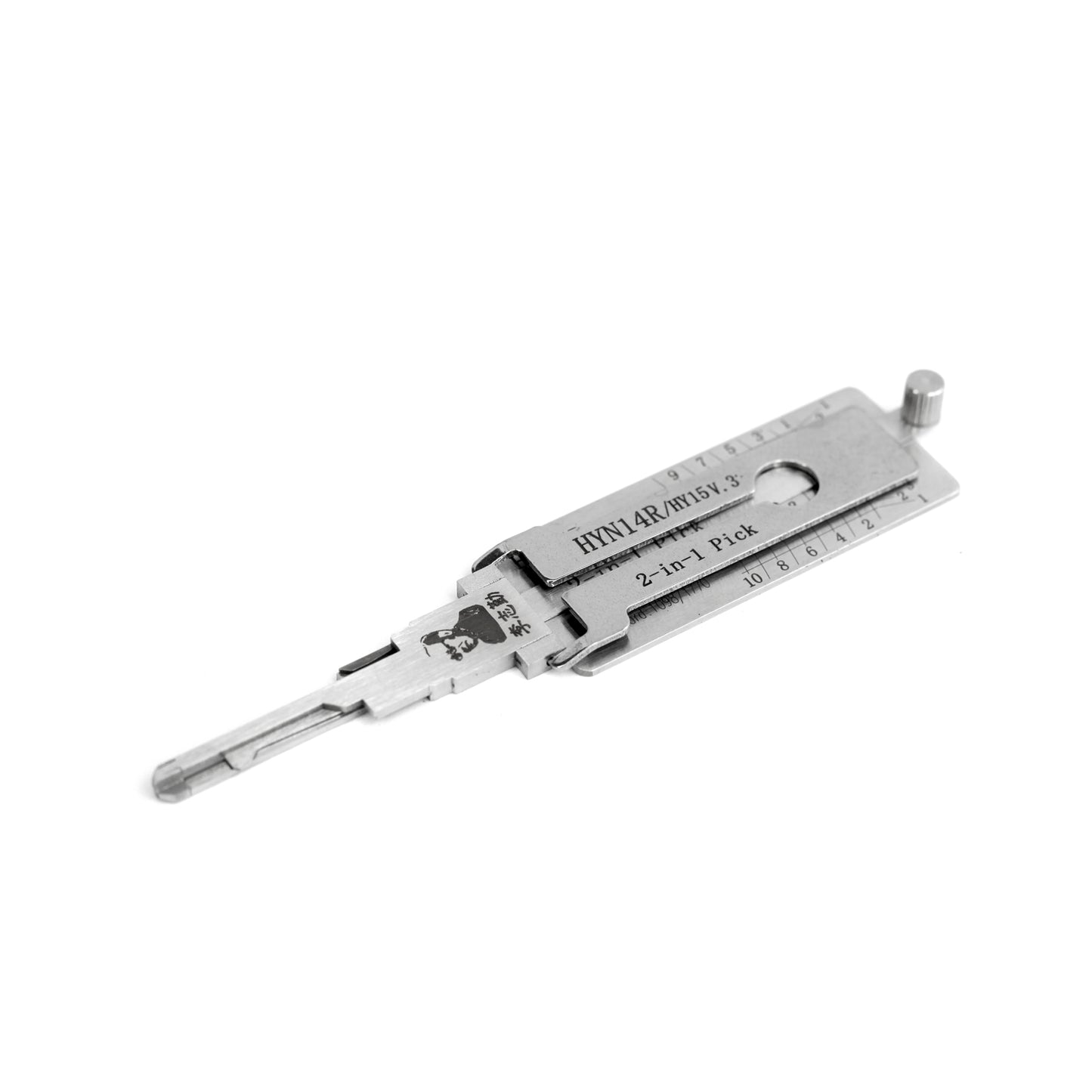 Original Lishi HYN14R/HY15 V.3 Ign/Dr/Bt 2 in 1 Auto Locksmith Tool Pick and Decoder Locksmith Device