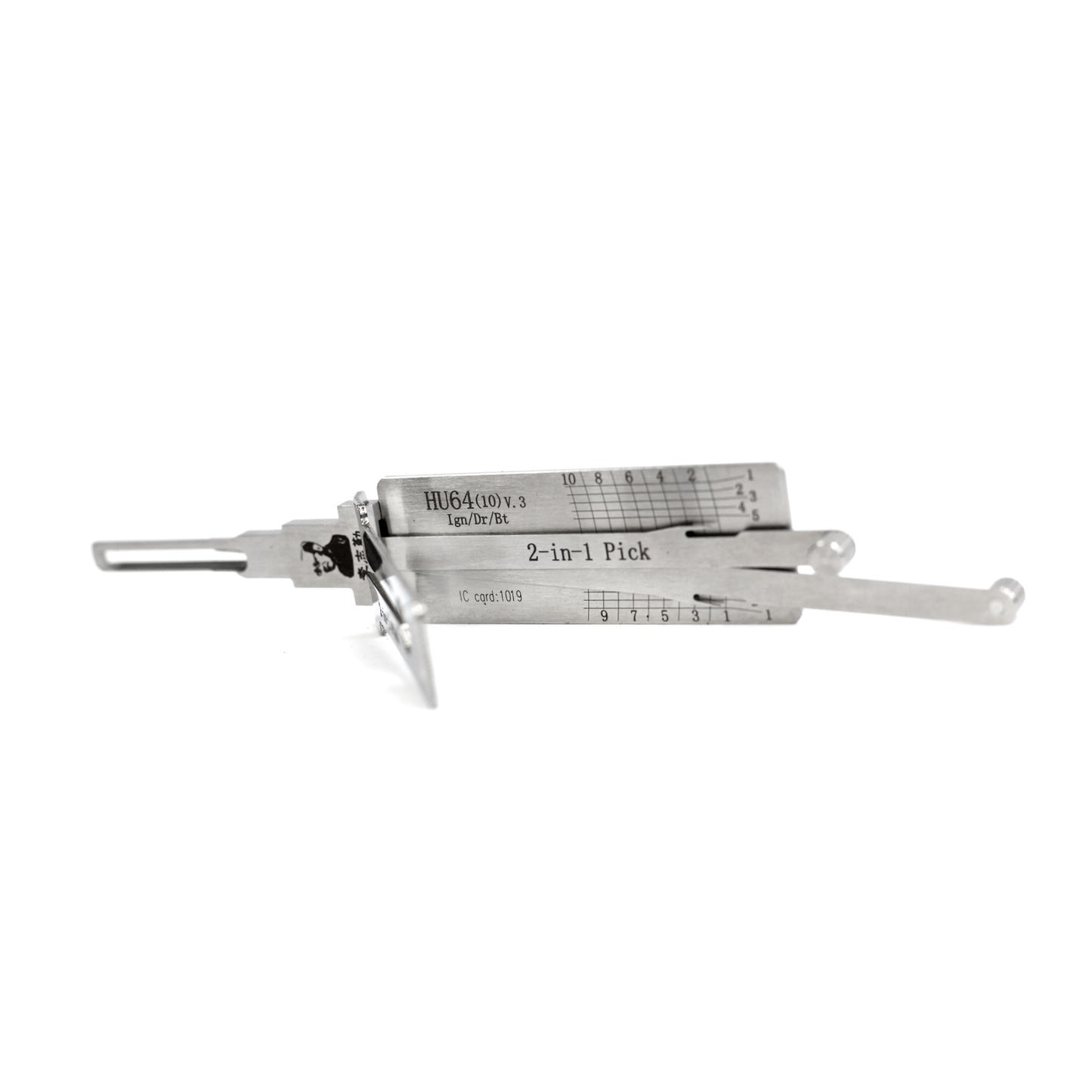 Original auto pick decoder Lock Locksmith Tools Lishi 2-in-1 Unlock ToolHigh(10)V.3 Ign/Dr/Bt